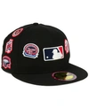 New Era Minnesota Twins Ultimate Patch Collection All Patches 59fifty Cap In Black