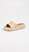 ROBERT CLERGERIE IDALIE RAFFIA SANDALS