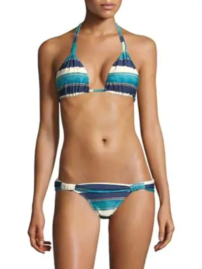 Vix By Paula Hermanny San Andres Striped Bikini Top In Multi