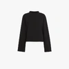 Vetements Open Back Top In Black