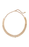 SARA WEINSTOCK Isadora Cushion Rose Gold Statement Choker,ICRGWDCH