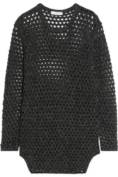 Iro Woman Open-knit Jumper Black