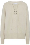 ROBERT RODRIGUEZ WOMAN WOOL AND CASHMERE-BLEND SWEATER IVORY,US 7789028783923803