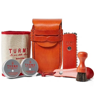 Turms Hand Stitched College Care Kit In Red