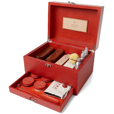 Turms Wooden Care Case In Red
