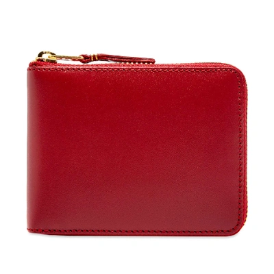 Comme Des Garçons Comme Des Garcons Sa7100 Classic Wallet In Red