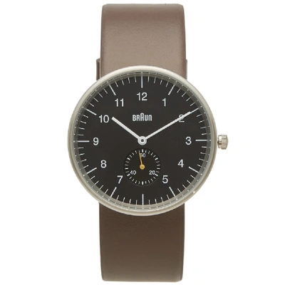 Braun Wrist Watch In Brown