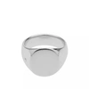 TOM WOOD Tom Wood Oval Polished Ring,R74IDNA01S9253