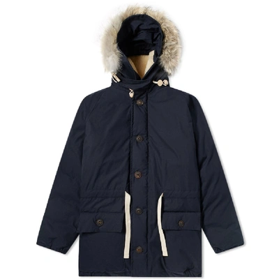 Nigel Cabourn Authentic Everest Parka In Blue