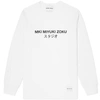 MKI MKI Long Sleeve Classic Logo Tee,MKI-LSCLT-WH3