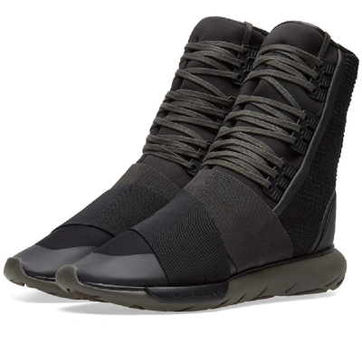 Y-3 Qasa Boot Nylon High Top Sneakers In Black