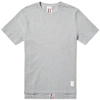 THOM BROWNE THOM BROWNE BACK STRIPE PIQUE TEE,MJS056A-00050-0557