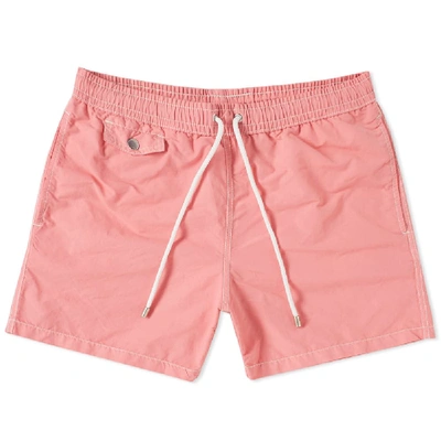 Hartford Boxer + Swim Short In Pink