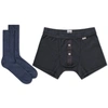 SCHIESSER Schiesser Boxer Short and Sock Pack,161967-9015