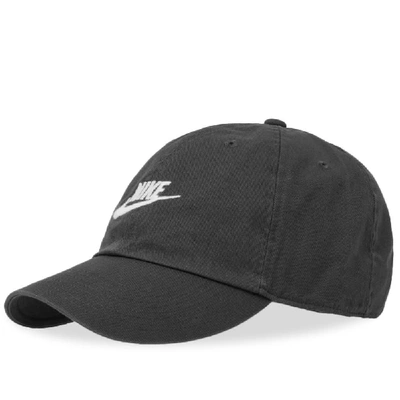 Nike Futura Washed H86 Cap In Black