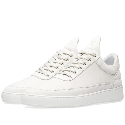Filling Pieces Low Top Trainer In White