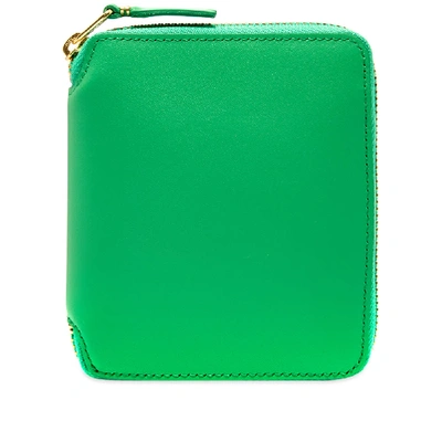 Comme Des Garçons Comme Des Garcons Sa2100 Classic Wallet In Green
