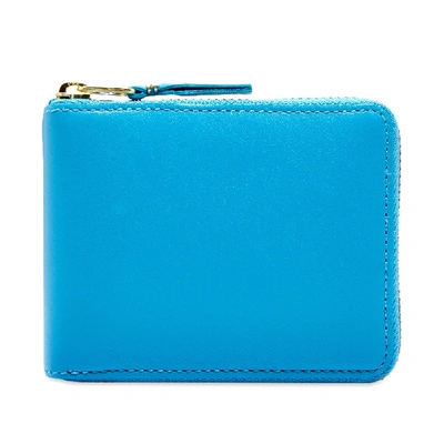 Comme Des Garçons Comme Des Garcons Sa7100 Classic Wallet In Blue