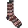 ANONYMOUS ISM Anonymous Ism Fair Isle Crew Sock,15158700-8970