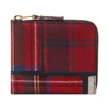 COMME DES GARÇONS Comme des Garcons SA3100TP Tartan Patchwork Wallet,SA3100TP-RD70