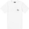 STUSSY STUSSY BASIC STUSSY TEE,1904061-WH4