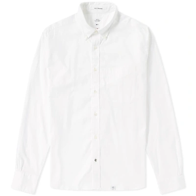 Bedwin & The Heartbreakers Button Down Brian Oxford Shirt In White