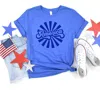 123 Amore Retro America Graphic Tee In Blue In Blue