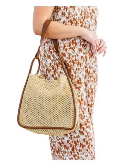 123 Amore Road Less Traveled Handbag In Coffee In Multi