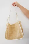123 Amore Road Less Traveled Handbag In Cream In White