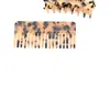 123 Amore Women's Comb & Claw Clip Set In Brown In Brown