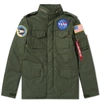 ALPHA INDUSTRIES ALPHA INDUSTRIES M-65 HERITAGE NASA JACKET,178113-1424