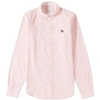 PAUL SMITH PAUL SMITH BUTTON DOWN ZEBRA OXFORD SHIRT,PUPD-599R-622Z-204