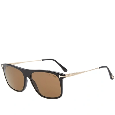 Tom Ford Men's Max Square Sunglasses, 57mm In Black