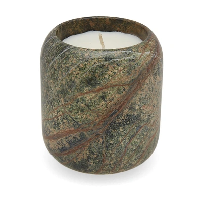 Tom Dixon Stone Candle In Green