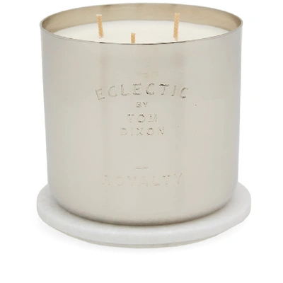 Tom Dixon Eclectic Royalty Candle In Silver