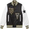 GIVENCHY Givenchy Leather Sleeve Patch Varsity Jacket,BM0010103N-00148