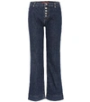 ALEXA CHUNG FLARED CROPPED JEANS,P00286089