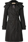 BURBERRY THE AMBERFORD HOODED SHELL TRENCH COAT