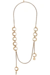 CHLOÉ QUINN GOLD-TONE NECKLACE