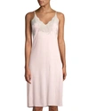 Natori Luxe Shangri-la Nightgown In Blush