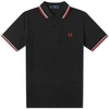 FRED PERRY Fred Perry Reissues Original Twin Tipped Polo,M12-18642