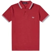 FRED PERRY Fred Perry Reissues Original Twin Tipped Polo,M12-10644