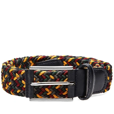 Anderson's Woven Textile Belt In Black