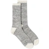 MAPLE MAPLE HIKISOROE MELANGE SOCK,MPLFW17-11-GY70