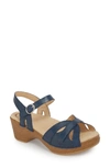 Dansko Season Sandal In Denim Leather