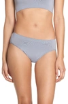 Hanro 'touch Feeling' High Cut Briefs In Lilac Grey