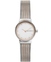 Skagen Women's Freja Two-tone Stainless Steel Mesh Bracelet Watch 26mm