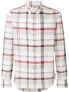MONCLER PLAID FITTED SHIRT,52004002660012673748