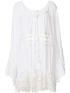 ANJUNA ANJUNA PERFORATED BEACH DRESS - WHITE,BEATA12658852