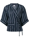 WARM Swaddle wrap blouse,PS185812670509